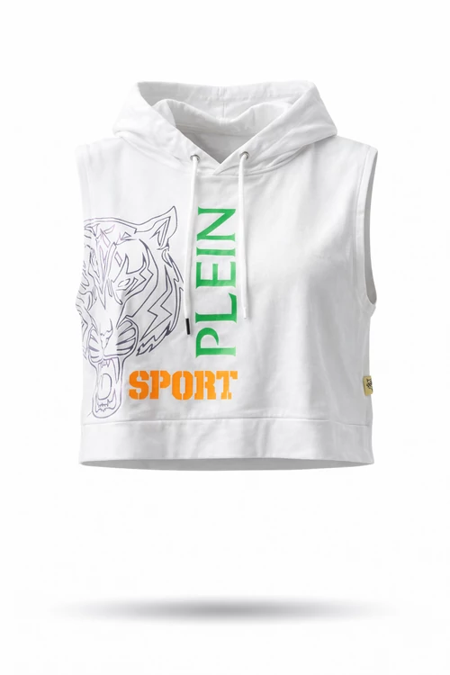 Plein Sport női crop kapucnis top - M - Bolti ár: 36.000 Ft)