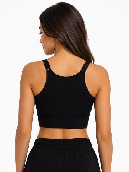 Guess Active Logo Sportmelltartó – Fekete