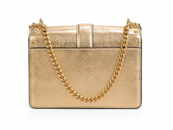 Michael Kors Greenwich Pale Gold szegecses női crossbody táska