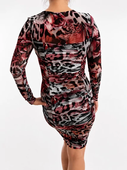 Marciano by Guess Leopard Rose Mesh ruha