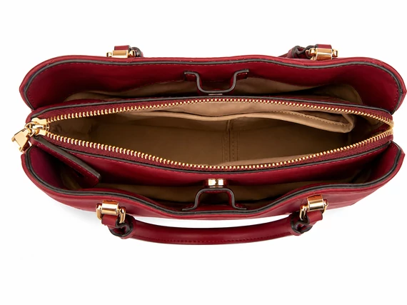 Guess Jayden Satchel bordo steppelt kézitáska