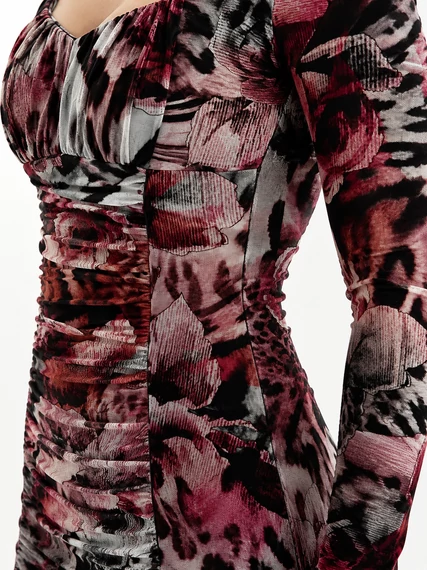 Marciano by Guess Leopard Rose Mesh ruha