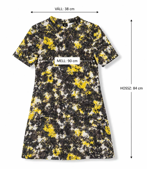 Desigual Art Bloom bordázott ruha