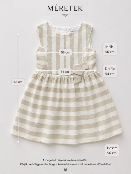 Mayoral Linen Breeze Masnis Kislány Ruha