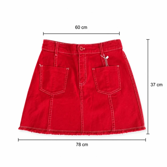 Mayoral Piros Denim gyerekszoknya