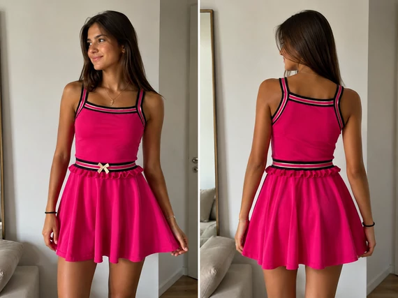 Mayoral Pink Pörgős Ruha