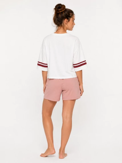 ONLY Ruby Stripe Oversize Crop Póló