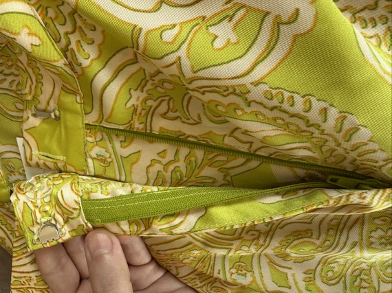 ONLY Paula Paisley Palazzo Nadrág- Apple Green