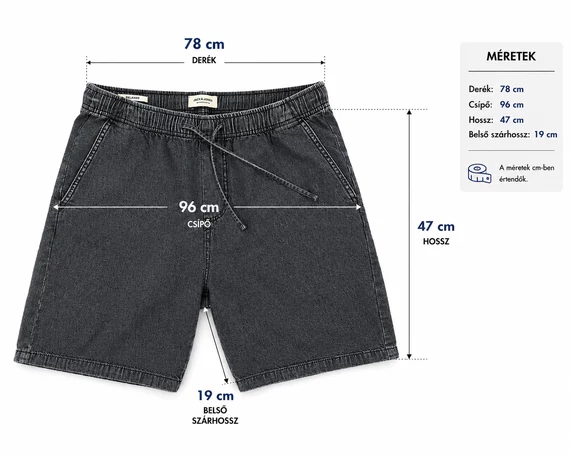 Jack & Jones Relaxed Fit Férfi Rövidnadrág - M