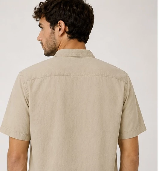 Jack & Jones Urban Edge Beige Rövid Ujjú Ing 