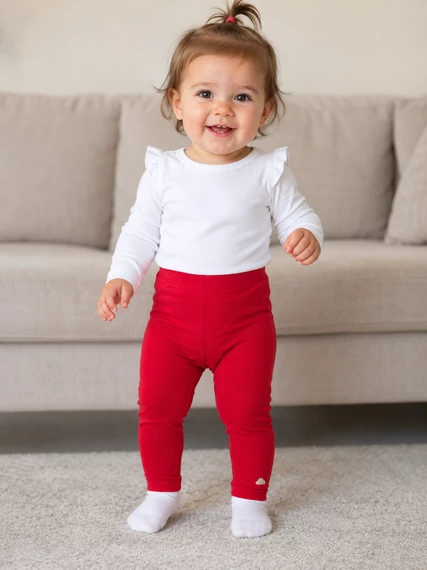 Mayoral piros baba leggings