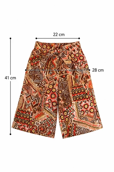 Mayoral bohém mintás culotte nadrág -92 - 