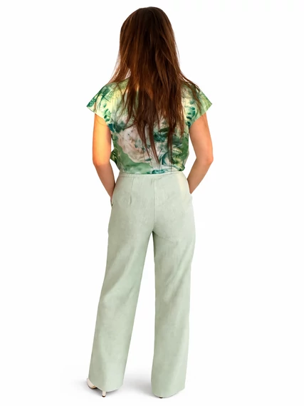 Világoszöld elegáns Guess női nadrág -S-