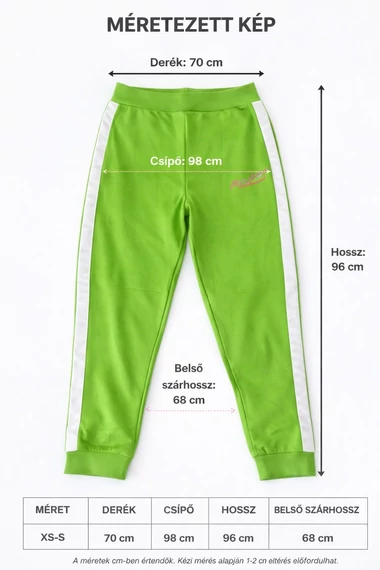 Plein Sport zöld női melegítő nadrág - L - 