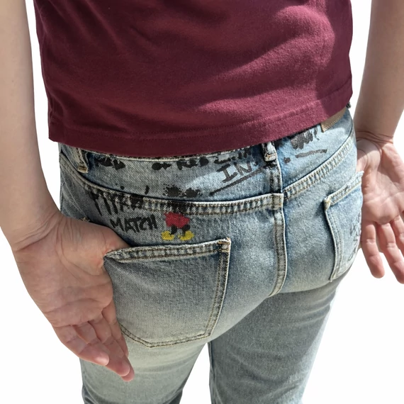 Desigual mintás női farmer 38-as (Bolti ár: 49.875 Ft)