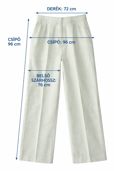 Világoszöld elegáns Guess női nadrág -S-