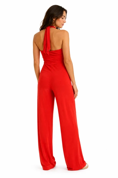 Guess Scarlet Red halter overál - S