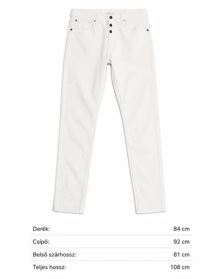 Denham Slim Fit Fehér Farmer 32/32