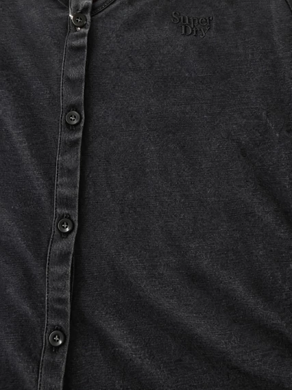 Superdry fekete gombos maxi ruha