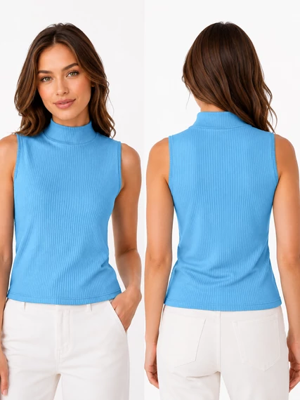 Vero Moda bordázott ujjatlan felső - M