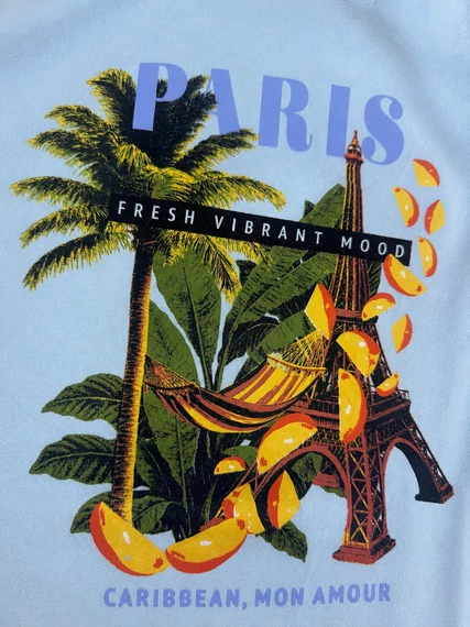Only Paris mintás ujjatlan pamut ruha
