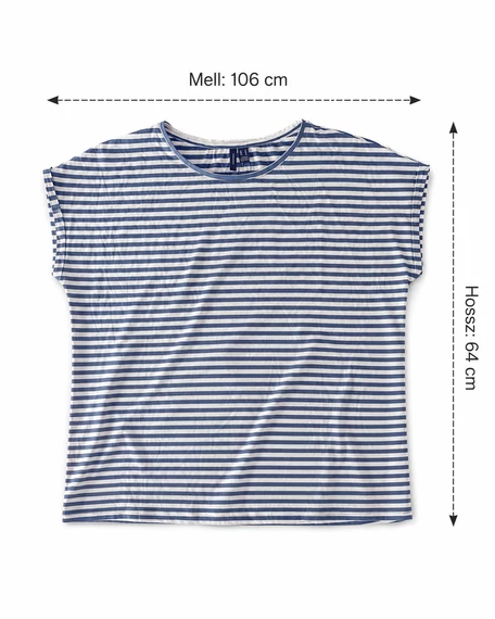 Vero Moda Ava TENCEL csíkos női felső