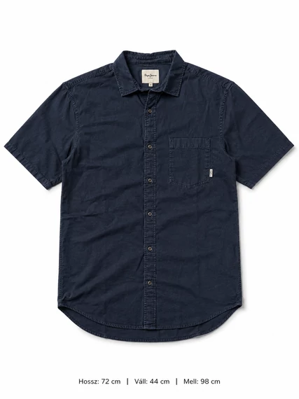 Pepe Jeans Navy Rövid Ujjú Ing - M