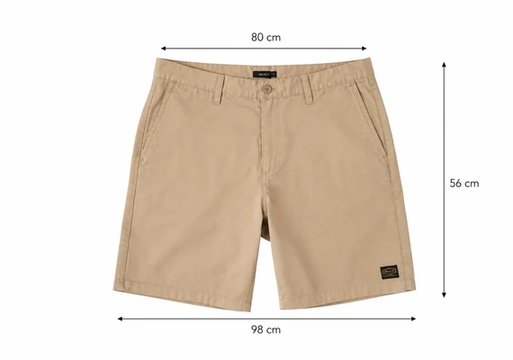 RVCA Classic Chino Short - Beige -32