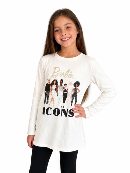 Barbie Icons hosszú ujjú lány felső (7-8 év)