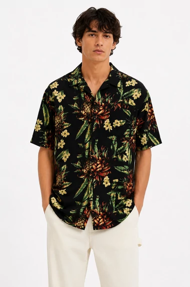 Superdry Tropical Paradise Férfi Ing -XXL