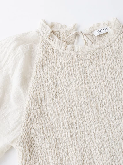 Vero Moda Aware Phoebe húzott női felső – Bone White