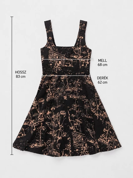 Desigual Midnight Garden ruha - S méret