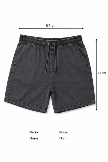 Quiksilver fiú rövidnadrág - sötétszürke - 12y