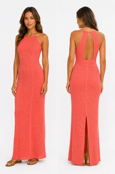 Guess korall maxi ruha - L