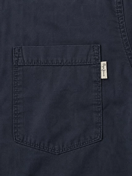 Pepe Jeans Navy Rövid Ujjú Ing - M