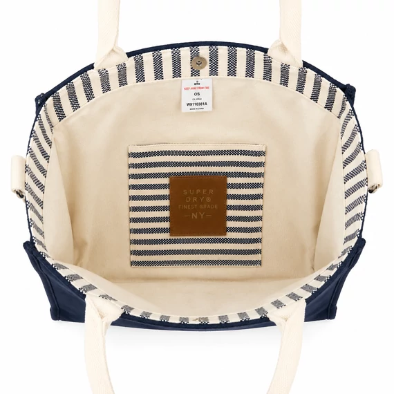 Superdry Shopper Tote táska – navy/krém