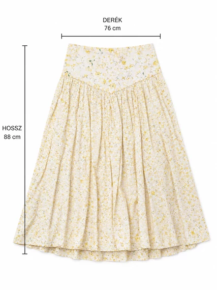 Desigual Sunshine Bloom maxi szoknya - M