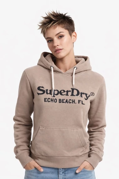 Superdry női kapucnis pulóver - S -es - (Bolti ár: 33.900 Ft)