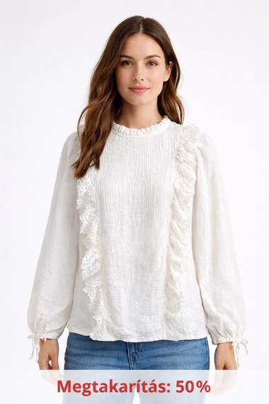 Pepe Jeans hosszú ujjas blúz - L - (Bolti ár: 25.000 Ft)