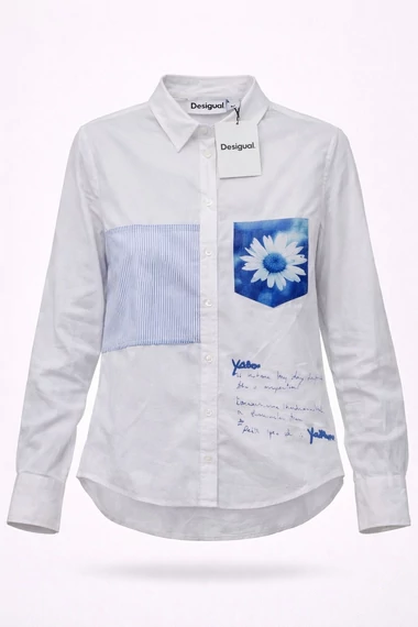 Desigual női hosszú ujjú ing - M- (Bolti ár: 33.750 Ft)