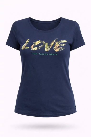 Tom Tailor női póló - M - (Bolti ár: 8625 Ft)