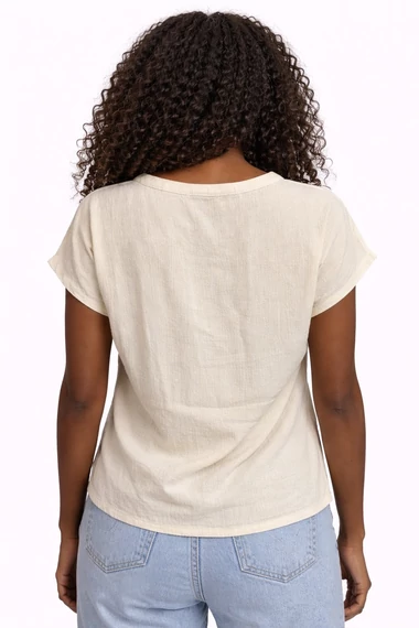 Tom Tailor női rövid ujjú ing - S - (Bolti ár: 16.875 Ft)