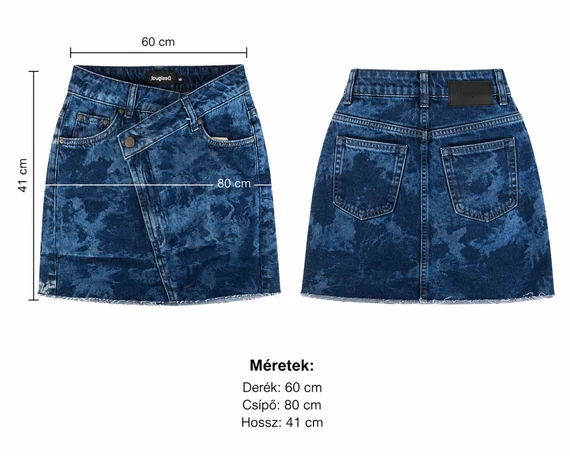 Desigual Florence aszimmetrikus farmerszoknya