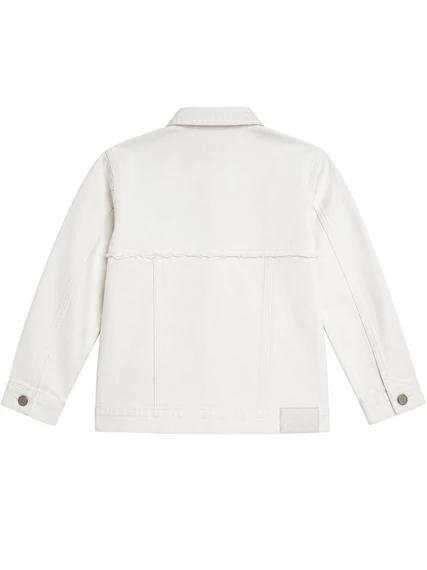 Desigual White Bloom gyerek farmerdzseki