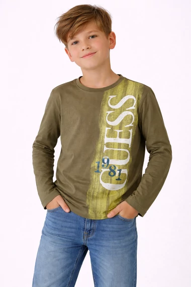 Guess fiú hosszú ujjas póló - 8y - ( Bolti ár: 8.800 Ft)