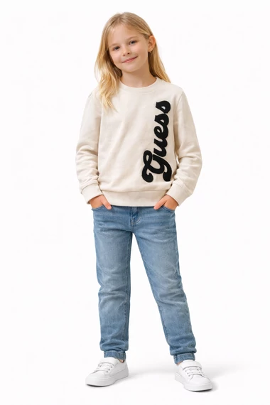 Guess lány pulóver -8y - ( Bolti ára: 20.000 Ft)