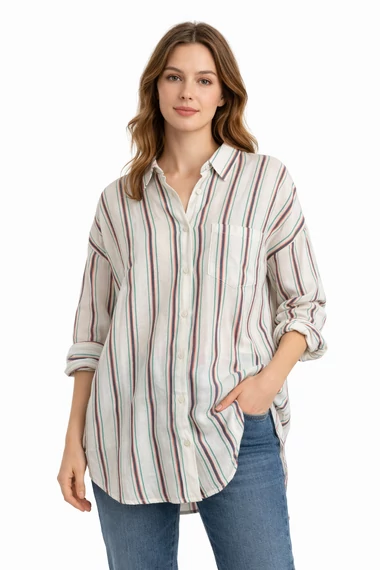 Tom Tailor női hosszított ing - S - (Bolti ár: 19.990 Ft)