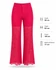 Desigual Fuchsia Lace Life nadrág