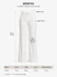 Guess Elegance White Straight Nadrág