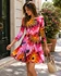 Desigual x María Escoté Pink Bloom Mesh Ruha